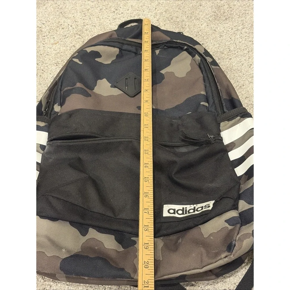 Adidas Classic 3-Stripes III Backpack Legacy Green Camo/Black
